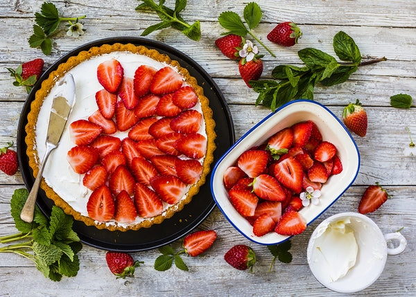 Gâteau aux fraises et mascarpone - Recette Keys Nutrition