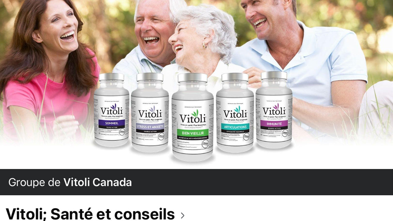Le Groupe «Vitoli ; Santé et Conseils» sur Facebook :  pour obtenir réponses à vos questions!