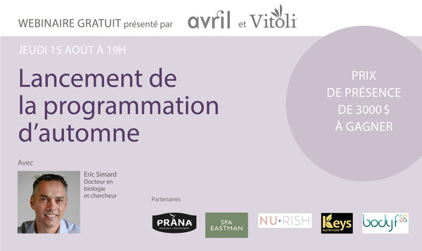 Plus de 3000$ en prix à gagner – Présentation des Webinaires Vitoli automne 2024