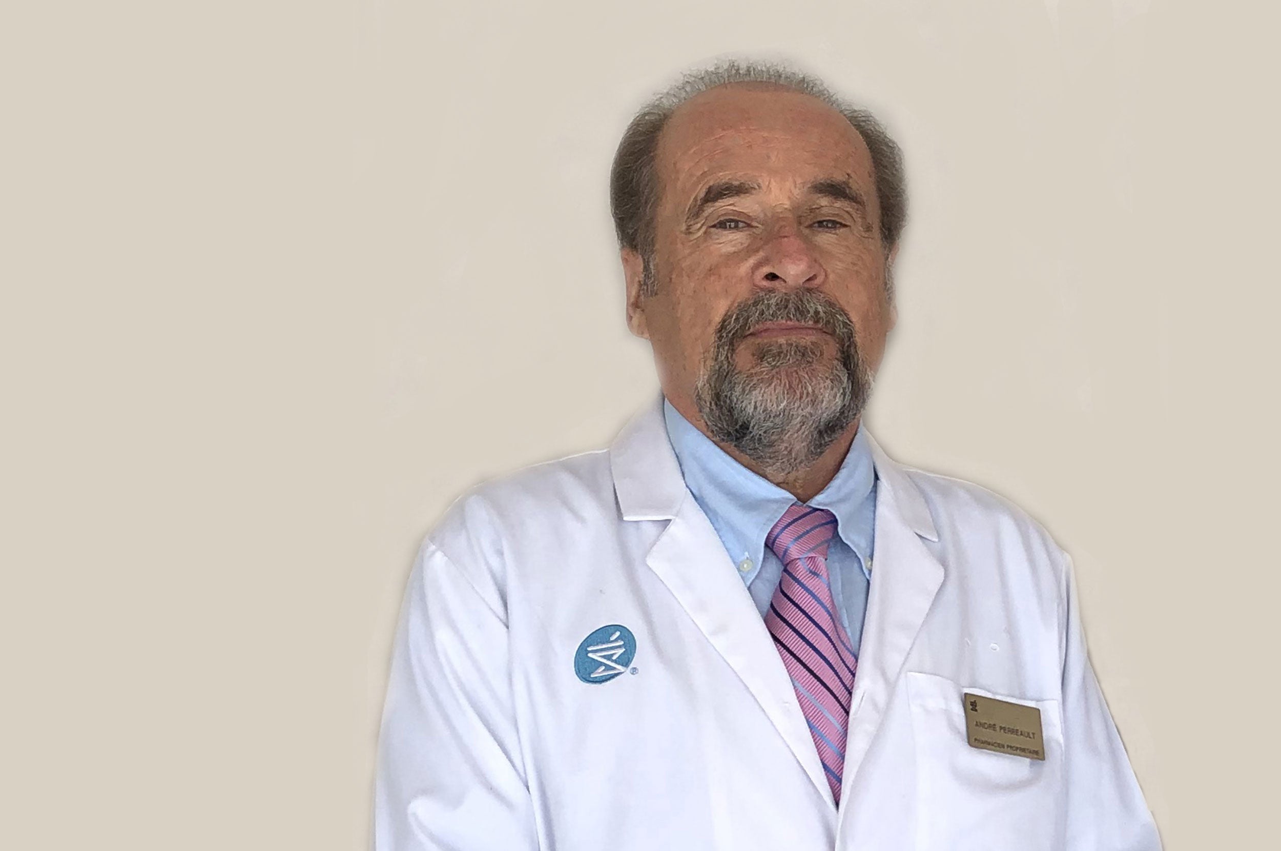 André Perreault, pharmacien, collaborateur