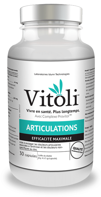 Produit naturel Vitoli, vivre en santé, plus longtemps , pour les troubles d'articulations