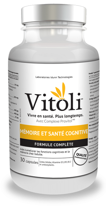Produit naturel Vitoli, vivre en santé, plus longtemps , pour les troubles de mémoires et santé cognitives