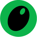 Icone verte pour polyphénol d'olive