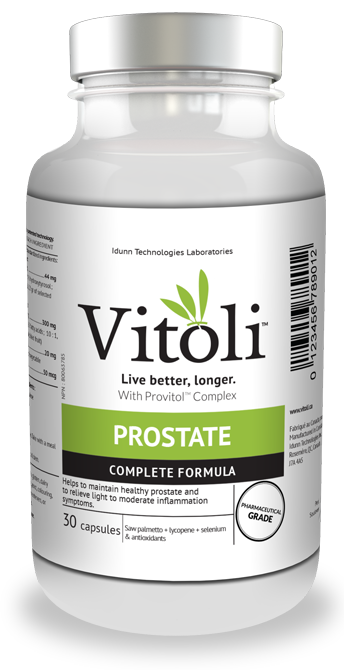 Natural product Vitoli, live healthy, longer, for prostate issues