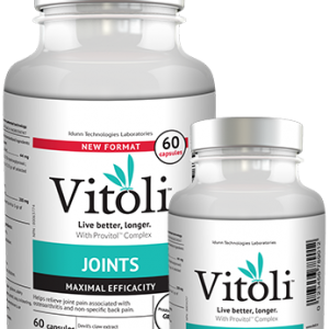 Bottles of 30 and 60 capsules of Vitoli Joints